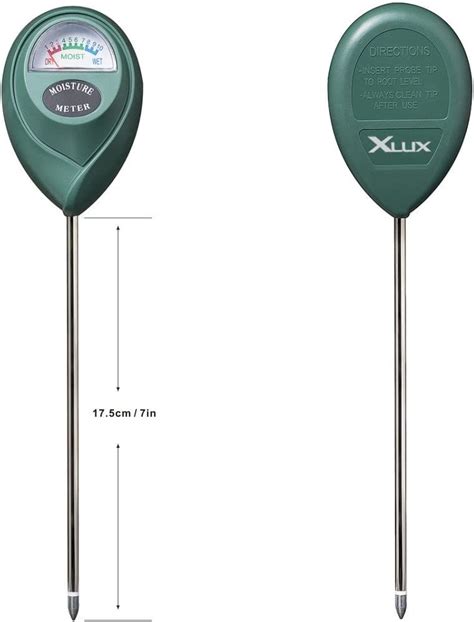 custom xlux soil moisture meter manual|soil moisture content chart.